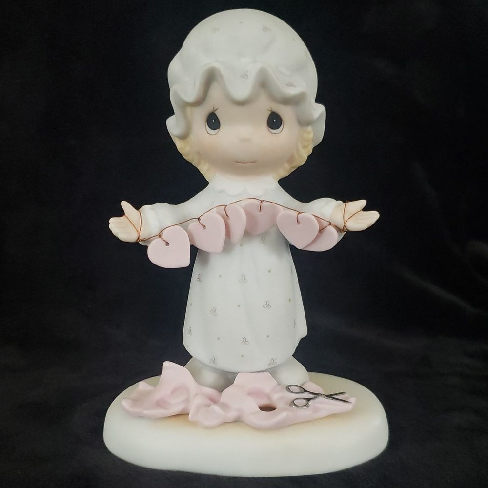 Vtg Precious Moments "You Have Touched So Many Hearts" Figurine E-2821 (1983)